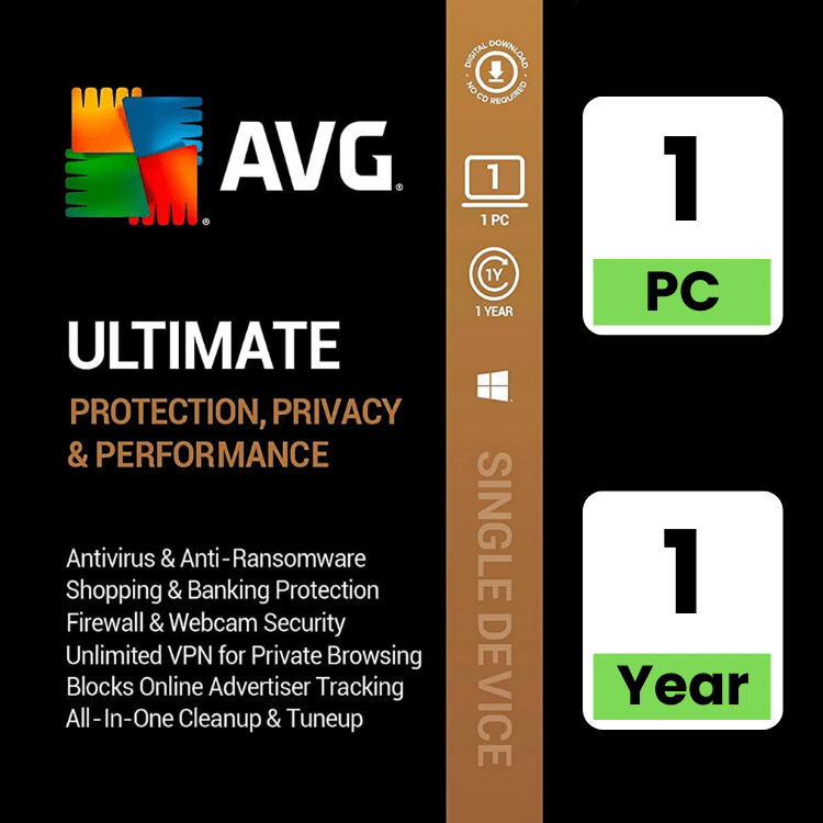 AVG Ultimate 1 pc 1 year