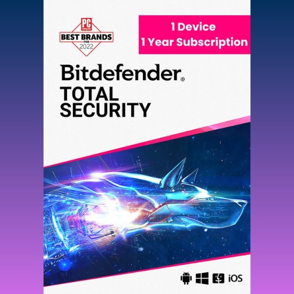 bitdefender total security 1 year 1 device