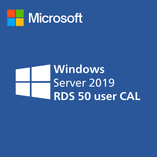 windows server 2019 RDS 50 user CAL